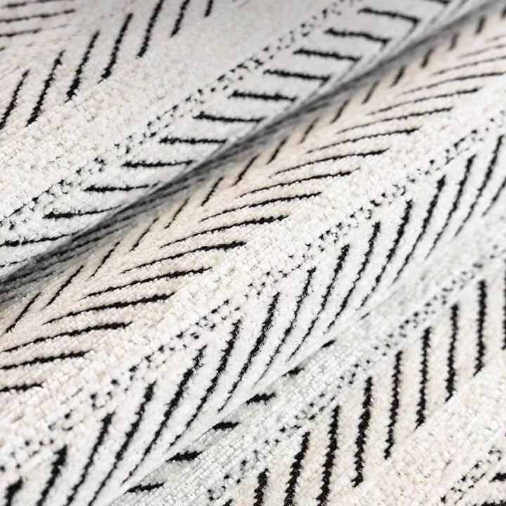 Skanto | Aurivelle Herringbone Sofa Cover med bølgekanttrim