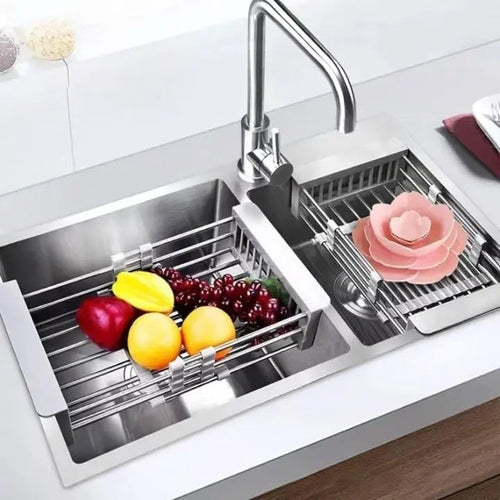 Uttrekkbart oppvaskstativ – tørking og vask mulig på minste plass