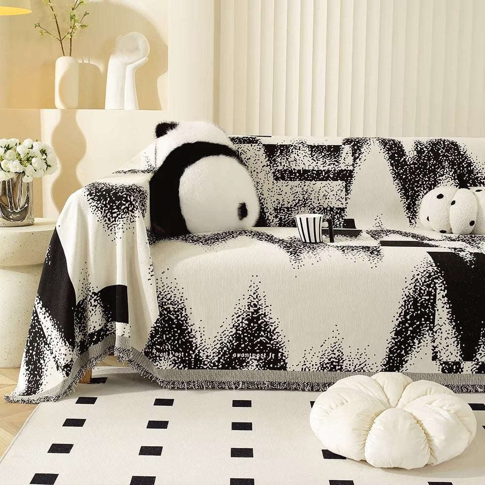 Skanto | Avant-Garde Abstract Chenille Sofa Cover