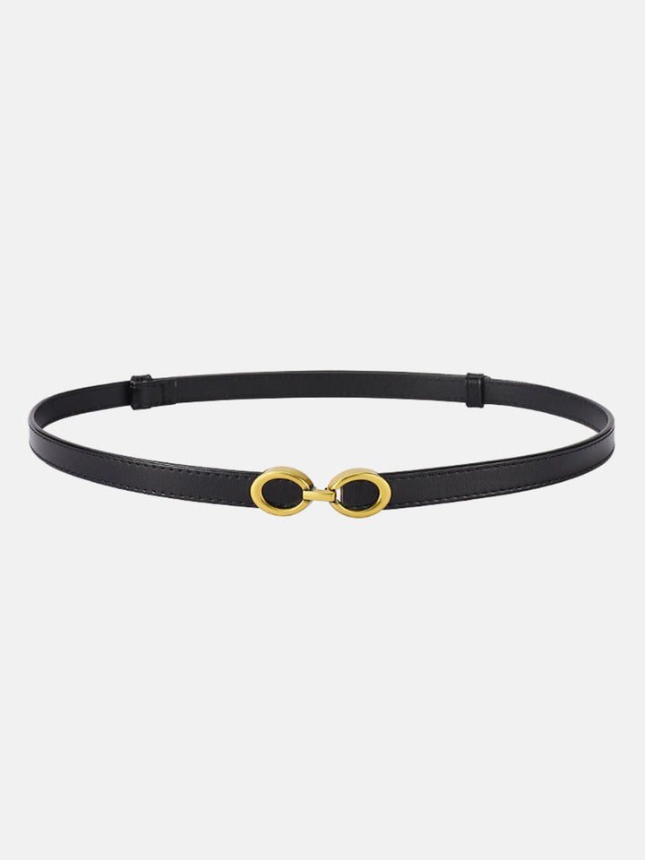 LuxeRing Belte - Elegant Lærbelte for Kvinner Skanto