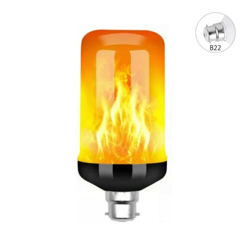 Skanto | FlameGlow LED Lampe – Flammende Effekt for en Varm og Koselig Atmosfære