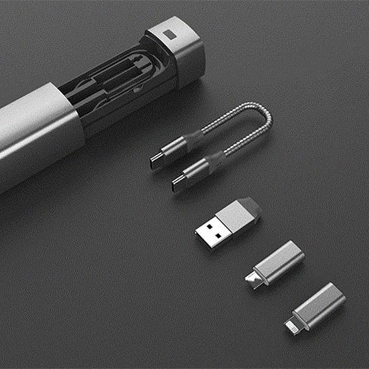 Skanto | 6-I-1 Kabelorganisator Med Mini Lommelykt Og Nødbatteri