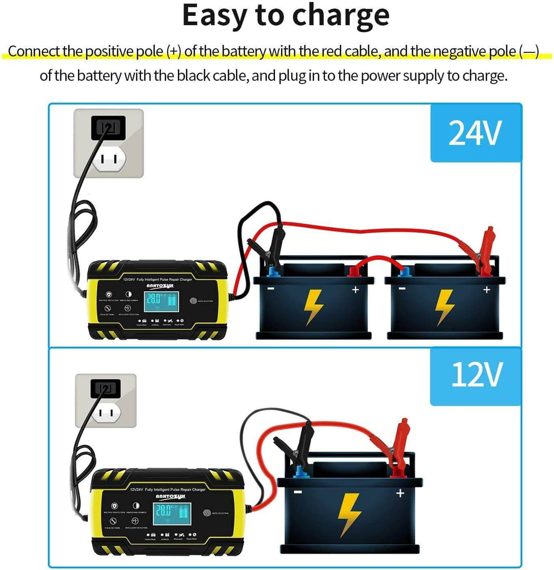 Skanto | Batterilader Automatisk Batterilader