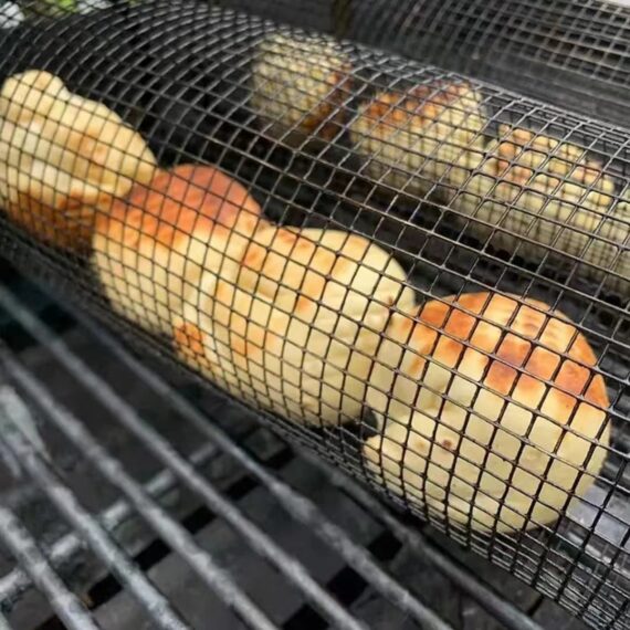 Grill rustfritt stålnett sylinder | Skanto