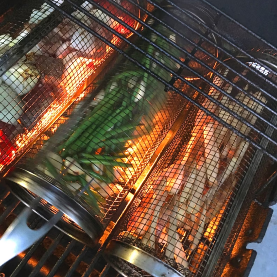 Grill rustfritt stålnett sylinder | Skanto