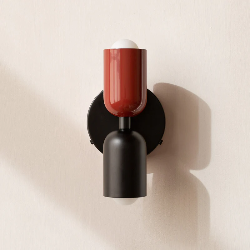 Skanto | Vegglampe Moderne Dobbel Glass Vegglampe