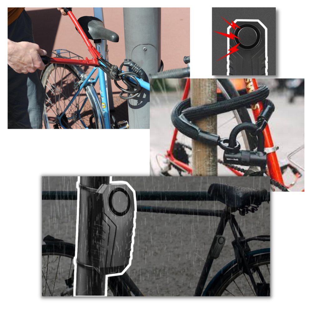 Elektrisk alarmsystem for sykkel