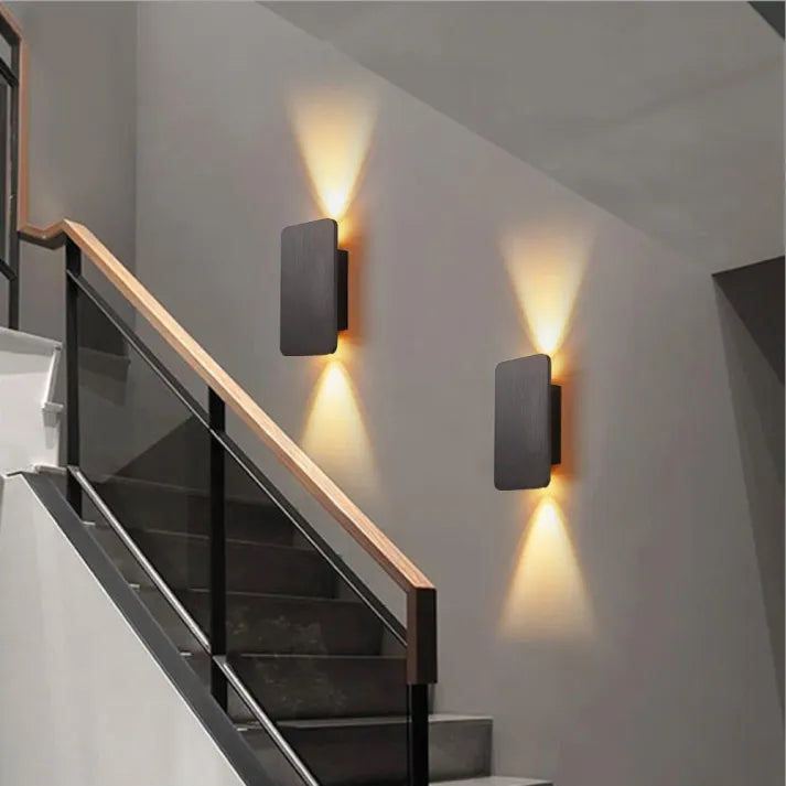 Skanto | Vegglampe Moderne Metall Rektangulær LED Innendørs