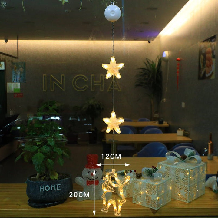 Skanto | LED julelys med sugekopper for glass og speil