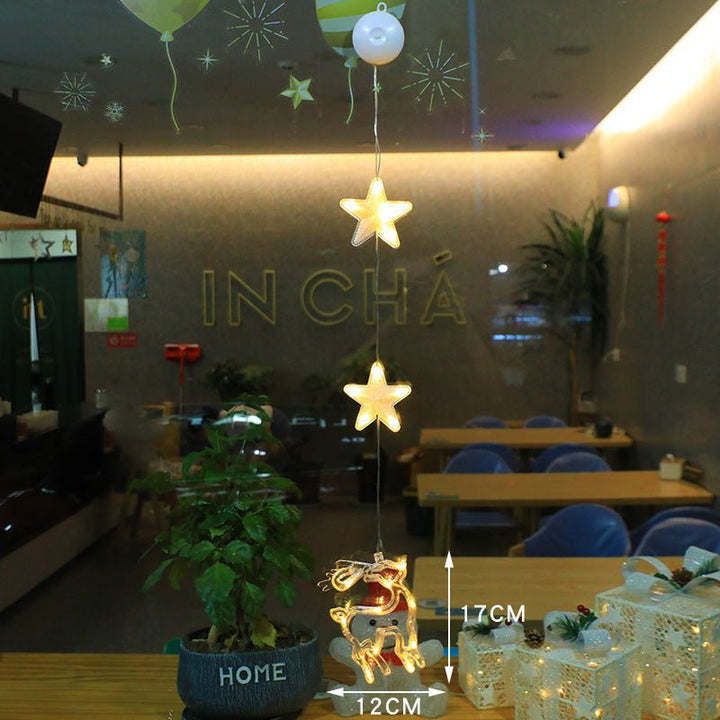 Skanto | LED julelys med sugekopper for glass og speil