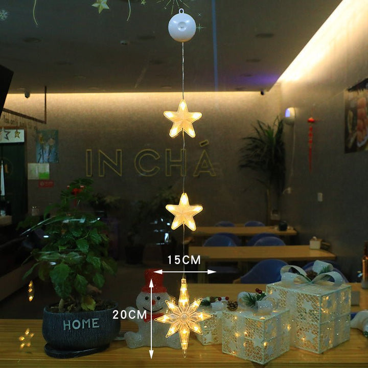 Skanto | LED julelys med sugekopper for glass og speil