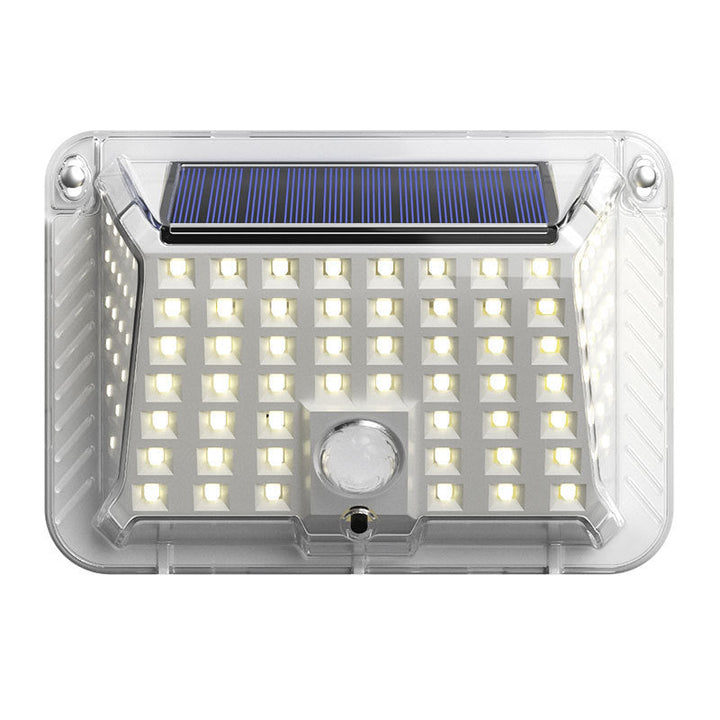 Moderne Enkelhet Solar Vanntett Triangel Silikon ABS PC LED Utendørs Vegglampe For Utendørs Terrasse | Skanto