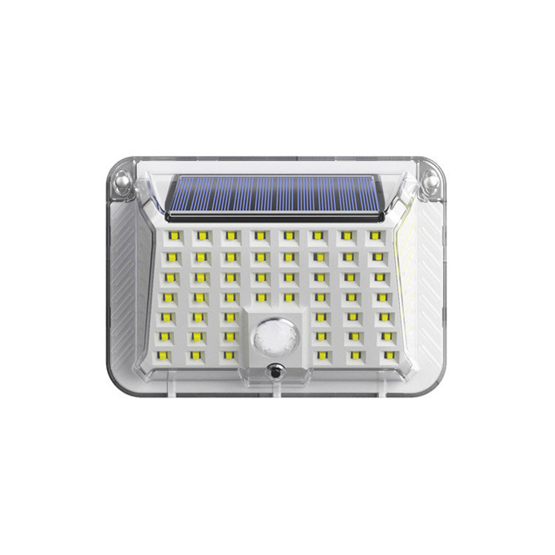 Moderne Enkelhet Solar Vanntett Triangel Silikon ABS PC LED Utendørs Vegglampe For Utendørs Terrasse | Skanto