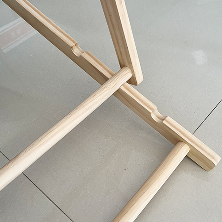 Moderne Minimalistisk Rektangulær Oxford Stoff Solid Furu Utendørs Strandstol Sammenleggbar Recliner Ryggstøtte For Utendørs | Skanto