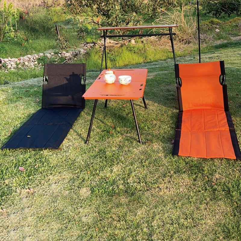 Moderne Enkelhet Oxford Stoff Aluminium Rektangulær Foldbar Camping Bakstol For Utendørs Patio | Skanto