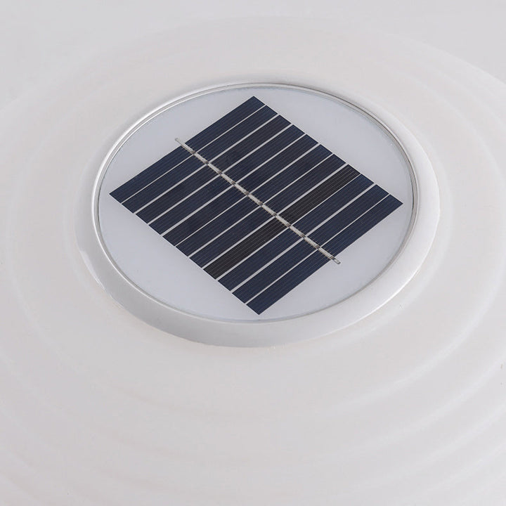 Moderne Minimalistisk PE Oval LED Sol & Vanntett Utebelysning For Hage & Terrasse | Skanto