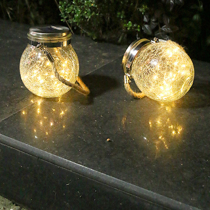Moderne Art Deco Solar Orb Rustfritt Stål Glass LED Utendørs Lys For Hage | Skanto