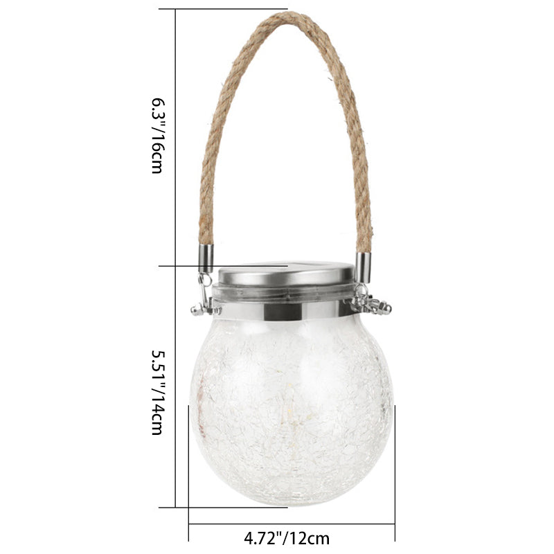 Moderne Art Deco Solar Orb Rustfritt Stål Glass LED Utendørs Lys For Hage | Skanto