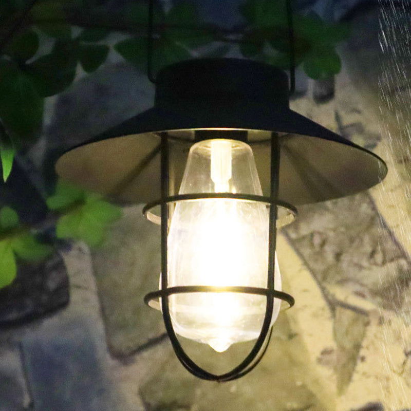 Moderne Minimalistiske Sol Sylinder Hullet Ut Jern Plast LED Utendørs Lys For Hage | Skanto