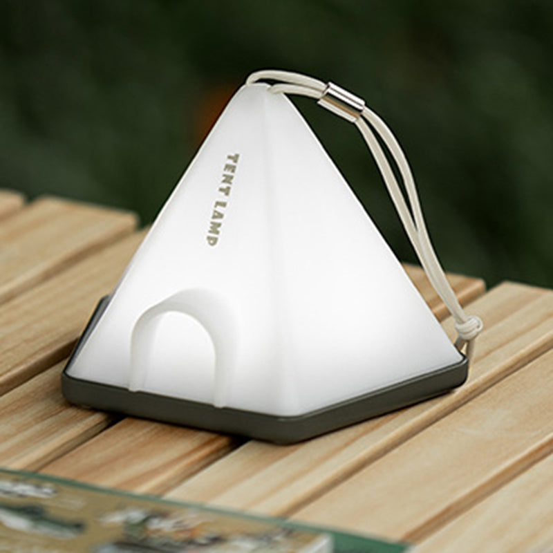 Moderne Kreativ Teltform Trekant ABS PP LED Utendørs Lys For Utendørs Patio | Skanto
