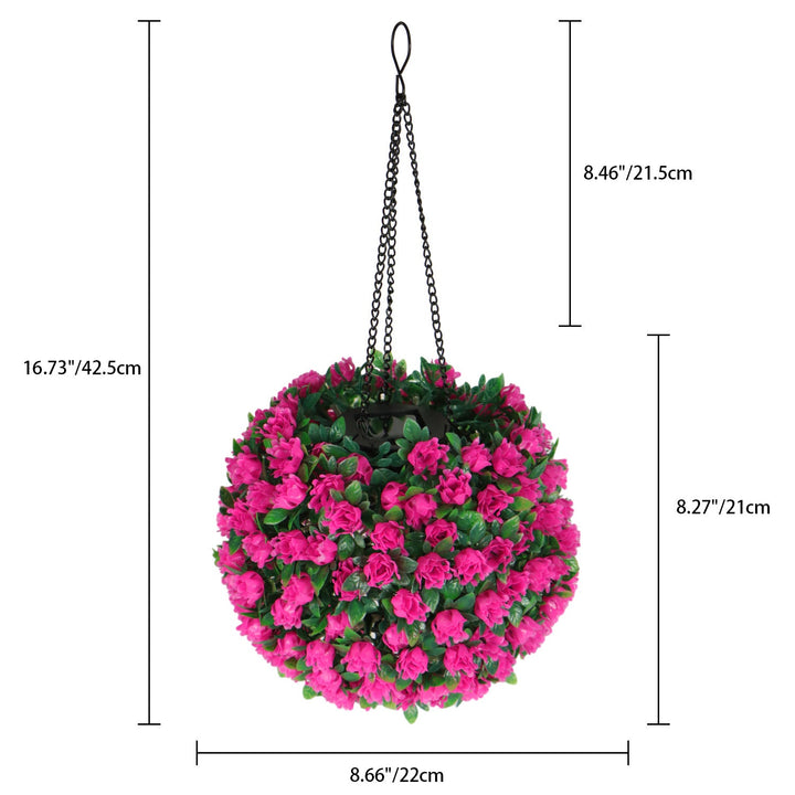 Moderne Art Deco Runde Blomsterbukett Plast LED Utendørs Lys For Hage | Skanto