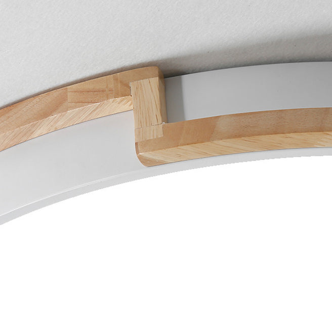 Skanto | LumenCraft Nordic LED Taklampe | Treramme | Akrylskjerm | Stemningslys | For Soverom og Stue