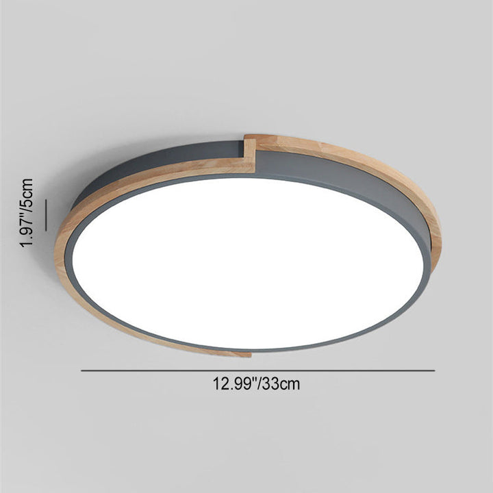 Skanto | LumenCraft Nordic LED Taklampe | Treramme | Akrylskjerm | Stemningslys | For Soverom og Stue