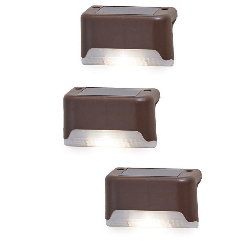 Moderne minimalistiske solvanntette rektangulære plast LED utendørslys for hage | Skanto