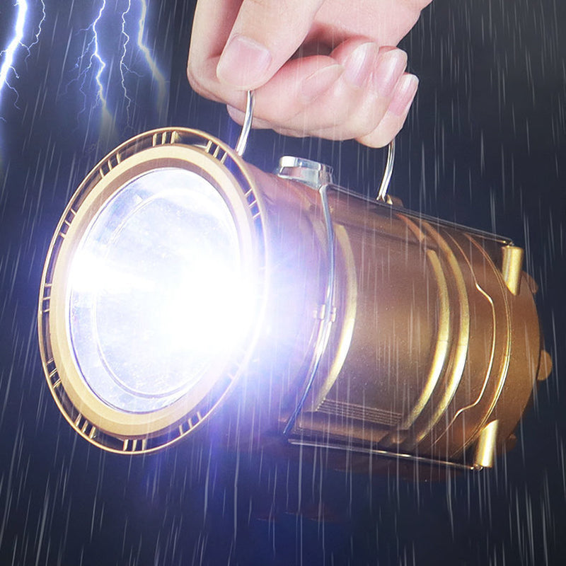 Moderne minimalistiske solportable sylinder strekk hestelys metall plast LED utebelysning for hage | Skanto