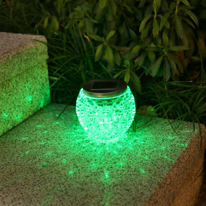 Moderne Art Deco Solglasskrukke Full Of Stars ABS Rustfritt Stål LED Utendørslys For Hage | Skanto