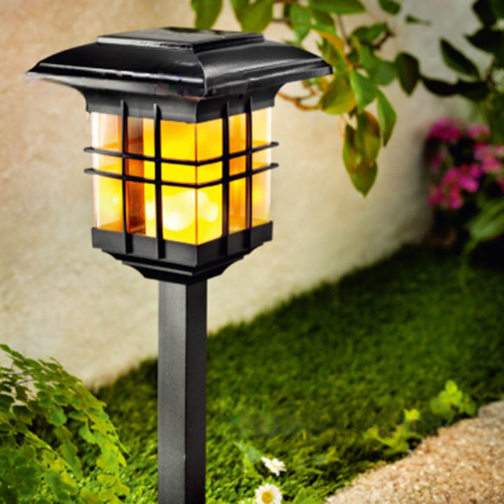 Moderne Minimalistisk Kolonne Plast LED Solar Stående Gulvlampe For Hage | Skanto