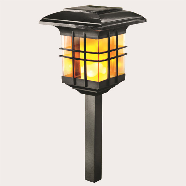 Moderne Minimalistisk Kolonne Plast LED Solar Stående Gulvlampe For Hage | Skanto
