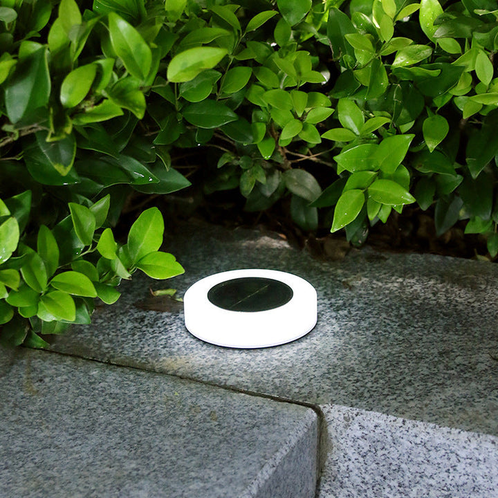 Moderne Minimalistisk Solvannavstøtende Rund Sylindrisk Plast ABS LED Grunnplugg Landskapslys for Hage | Skanto