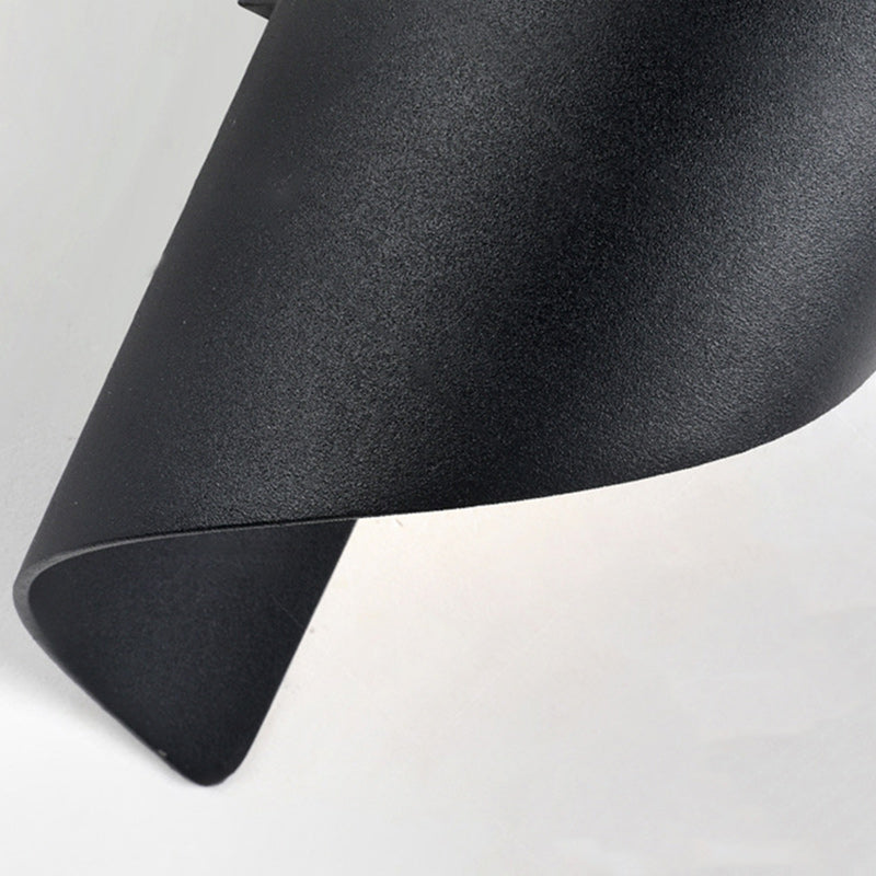 Skanto | Moderne Minimalistisk Vanntett Spiral Aluminiums Akryl LED Vegglampe for Soverom