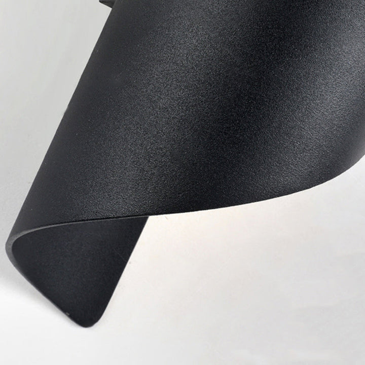 Skanto | Moderne Minimalistisk Vanntett Spiral Aluminiums Akryl LED Vegglampe for Soverom