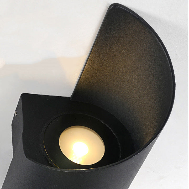 Skanto | Moderne Minimalistisk Vanntett Spiral Aluminiums Akryl LED Vegglampe for Soverom