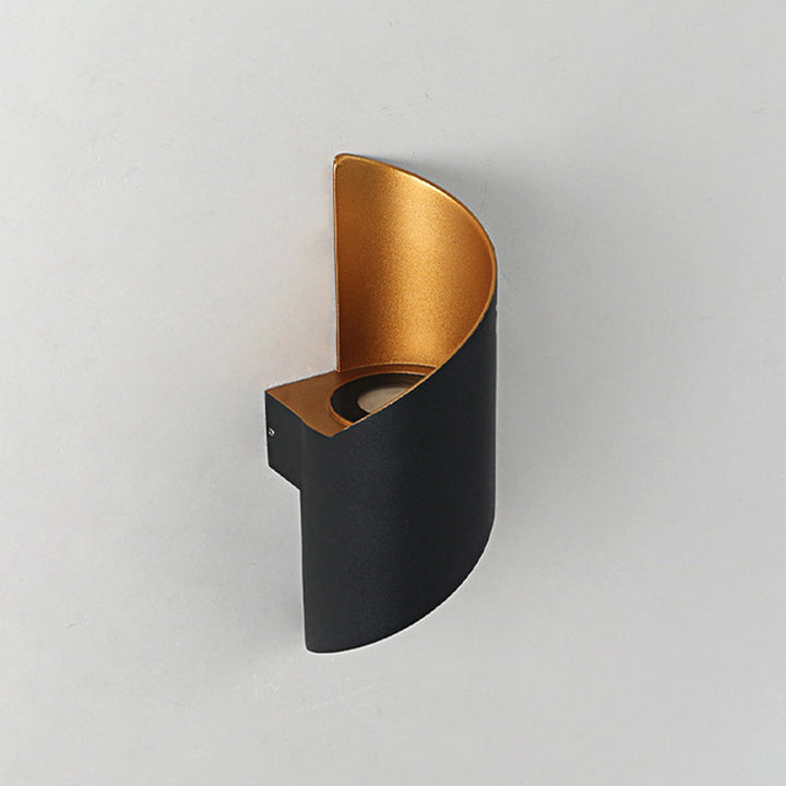 Skanto | Moderne Minimalistisk Vanntett Spiral Aluminiums Akryl LED Vegglampe for Soverom