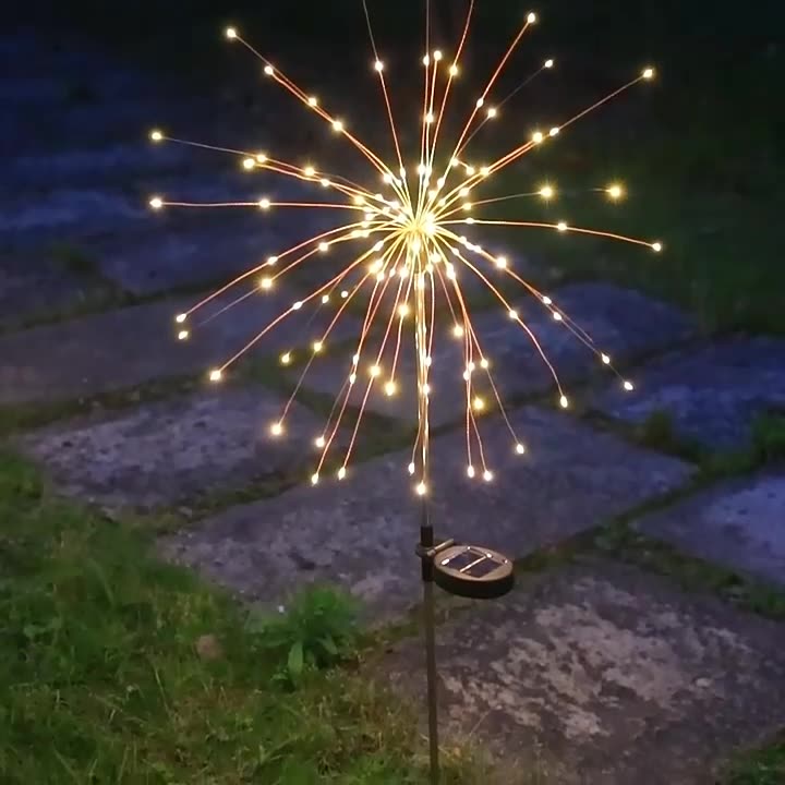 Solcelledrevet LED-hagelampe i rustfritt stål, vanntett, for terrasse og hage
