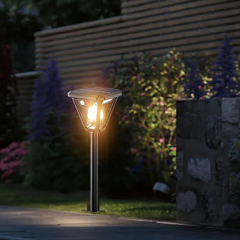 Samtidig industriell menneskekroppssensor LED solcelle vanntett pleninnsettingslys for utendørs patio | Skanto