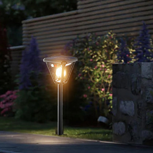 Samtidig industriell menneskekroppssensor LED solcelle vanntett pleninnsettingslys for utendørs patio | Skanto