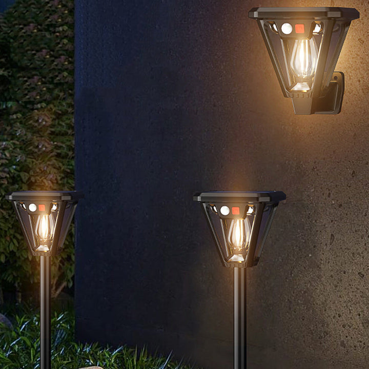 Samtidig industriell menneskekroppssensor LED solcelle vanntett pleninnsettingslys for utendørs patio | Skanto