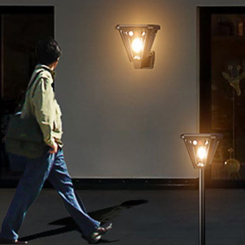 Samtidig industriell menneskekroppssensor LED solcelle vanntett pleninnsettingslys for utendørs patio | Skanto