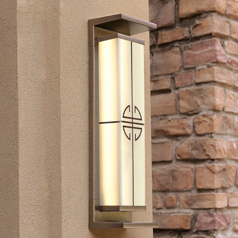 Samtidig industriell rettvinklet aluminium rustfritt stål LED utendørs solvegglampe for utendørs terrasse | Skanto