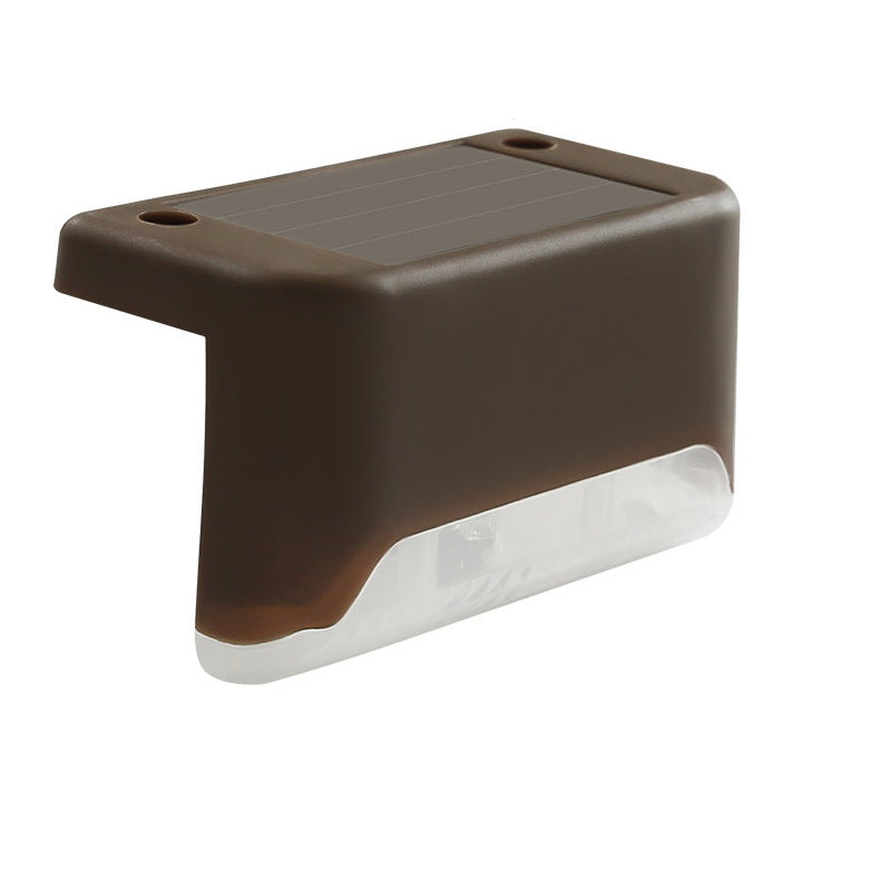 Moderne Industriell PP Firkantet Vanntett LED Solutend Step Light For Hage | Skanto