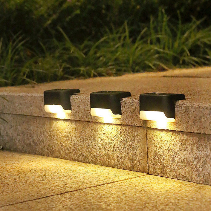 Moderne Industriell PP Firkantet Vanntett LED Solutend Step Light For Hage | Skanto
