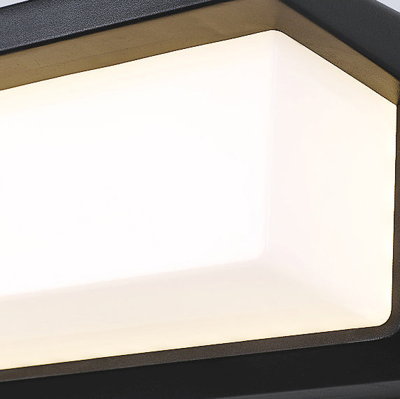 Samtidig Enkelhet Rektangulær Vanntett Sol Energi Menneskekropp Induksjon LED Utendørs Vegglampe For Hage | Skanto