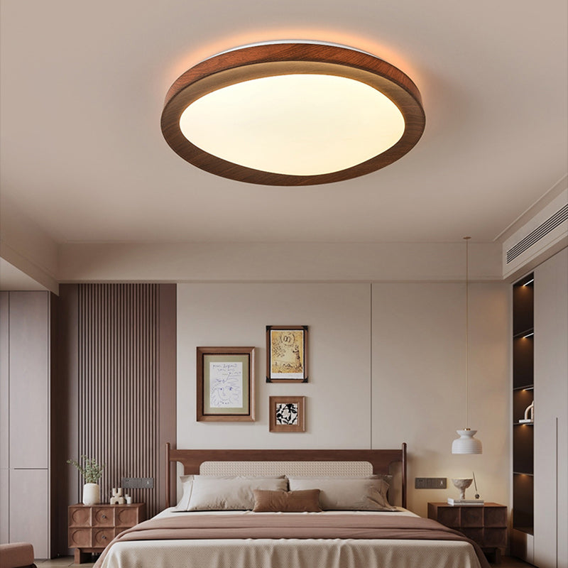 Skanto | Enkelhet Jern Akryl Rund LED Taklampe for Soverom