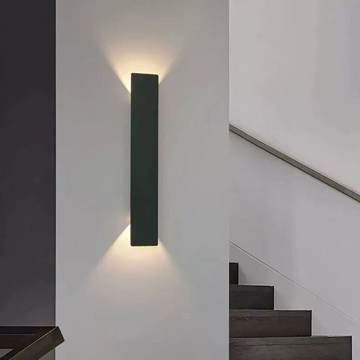 Skanto | Moderne Minimalistisk Lang Stripe Aluminium Akryl LED Vanntett Vegglampe For Utendørs Patio