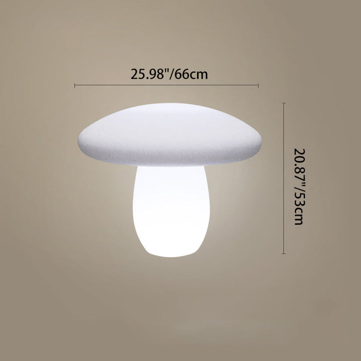 Moderne Kreativ Solar Vanntett Soppform PE LED Utendørs Lys For Patio | Skanto