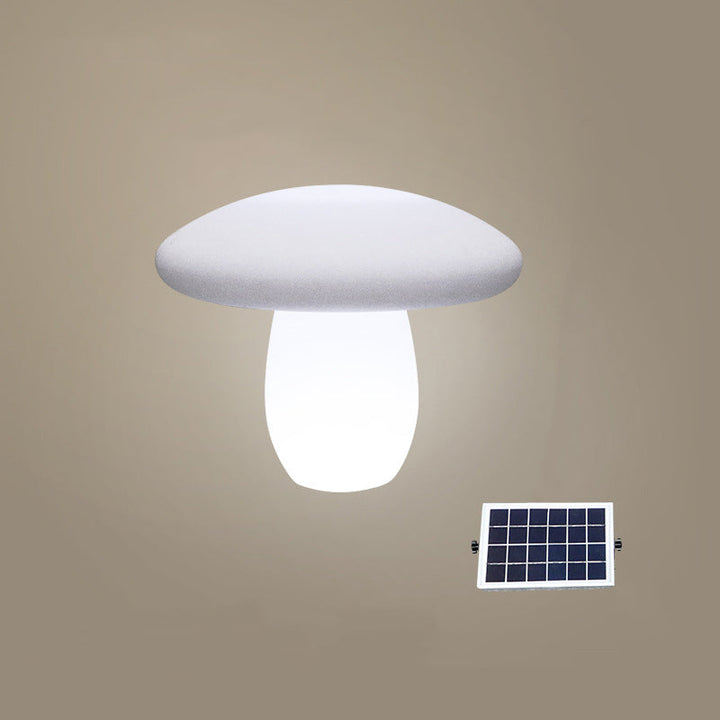 Moderne Kreativ Solar Vanntett Soppform PE LED Utendørs Lys For Patio | Skanto